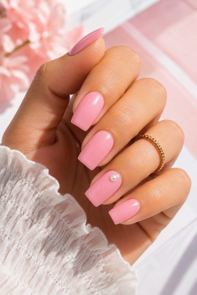 Uñas rosa chicle verano 2026 elegantes